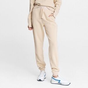 Rag & Bone Fleece Sweatpants Relaxed Fit Pocket Pant in Tan Size XS